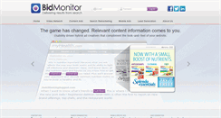Desktop Screenshot of bidmonitor.com